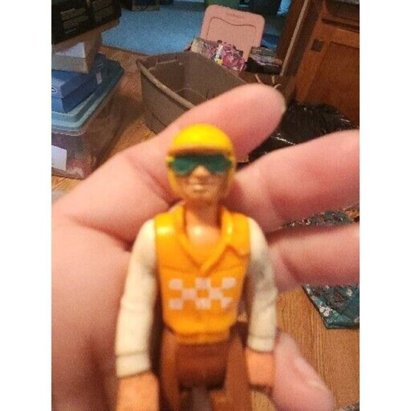 Vintage -1974 Fisher Price Adventure People Racing  Figure 4" Tall Lot Of 2 - Picture 4 of 5